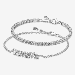 Sterling Silver Pandora Non-charm Bracelets | BKQN01627