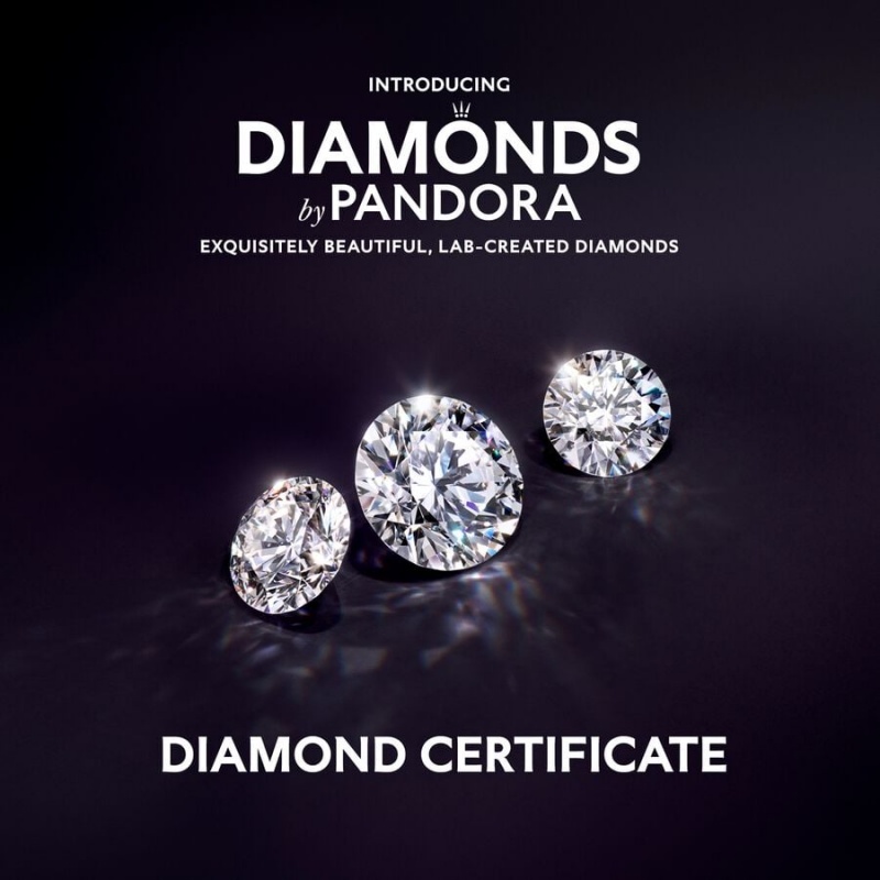 Gold Pandora Brilliance Lab-created 0.50 ct tw Diamond Lab-Created Diamond Necklaces | MSDI51269