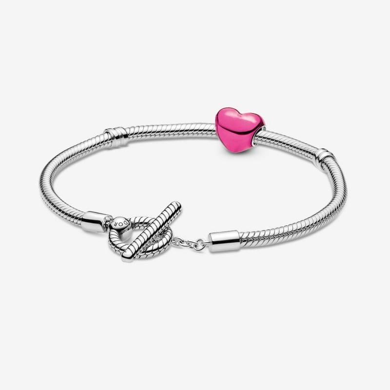 Sterling Silver Pandora Charm Bracelets | QIDH37614